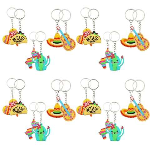 SOIMISS 24 Stück Teiliges Mexikanisches Schlüsselanhänger Designs Leichte Rostfreie Party gastgeschenke und Dekorative Anhänger für Fiesta feiern und Geburtstagszubehör SOIMISS 24 Stück Teiliges Mexikanisches Schlüsselanhänger Designs Leichte Rostfreie Party gastgeschenke und Dekorative Anhänger für Fiesta feiern und Geburtstagszubehör von SOIMISS