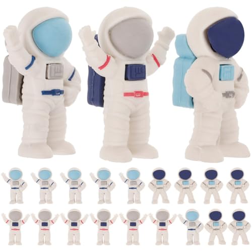 SOIMISS 24 Stück Teiliges Mini Radiergummi Kleine Radiergummis mit Astronaut Motiv für Schule Schüler Geschenk Sichere Materialien Handlich Leicht Tragbar SOIMISS 24 Stück Teiliges Mini Radiergummi Kleine Radiergummis mit Astronaut Motiv für Schule Schüler Geschenk Sichere Materialien Handlich Leicht Tragbar von SOIMISS