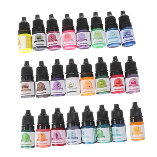 SOIMISS 24 Stück Teiliges Öl farbkonzentrat für DIY Kristallharz Vielseitiges Pigment für Epoxidharz Kunst Farbintensiv Flüssig mit Dezentem Blumenduft für Schmuck Bastelprojekte SOIMISS 24 Stück Teiliges Öl farbkonzentrat für DIY Kristallharz Vielseitiges Pigment für Epoxidharz Kunst Farbintensiv Flüssig mit Dezentem Blumenduft für Schmuck Bastelprojekte von SOIMISS
