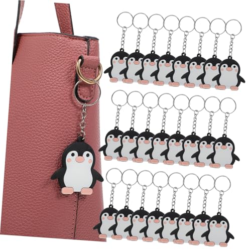 SOIMISS 24 Stück Teiliges Pinguin Schlüsselanhänger Leichter Taschenanhänger Vielseitiger Charme für Rucksäcke Schlüssel und Geldbörsen Geschenkidee für Pinguinliebhaber und Party von SOIMISS