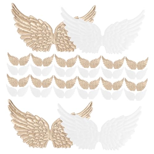 SOIMISS 24Stücke Engel Flügel Dekorationen für DIY Hochzeitsfeiern Goldene Weiße Flügel Mehrzweck Hängende Requisiten für Kleidung Rucksäcke und Bastelprojekte SOIMISS 24Stücke Engel Flügel Dekorationen für DIY Hochzeitsfeiern Goldene Weiße Flügel Mehrzweck Hängende Requisiten für Kleidung Rucksäcke und Bastelprojekte von SOIMISS
