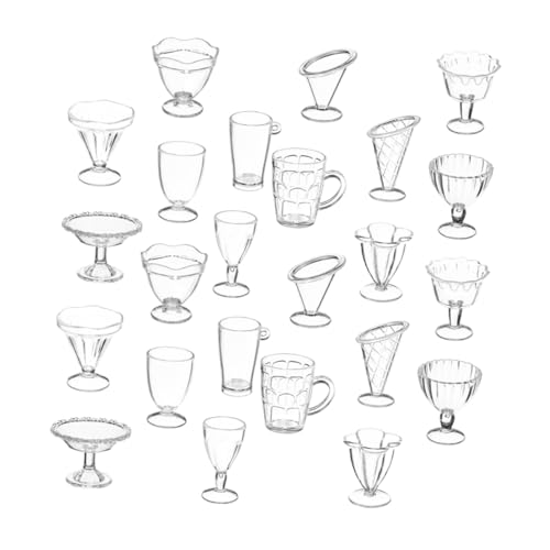 SOIMISS 24Stücke Mini Eiscreme Becher Winzige Plastikbecher Für Puppenhaus Dekorative Mini Tassen Für DIY Projekte Für Desserts Und Kreative Bastelideen SOIMISS 24Stücke Mini Eiscreme Becher Winzige Plastikbecher Für Puppenhaus Dekorative Mini Tassen Für DIY Projekte Für Desserts Und Kreative Bastelideen von SOIMISS