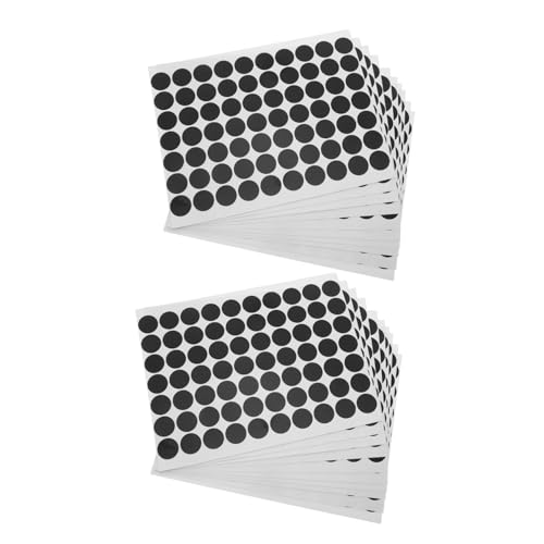 SOIMISS 25 Blatt Runde Wasserdichte Aufkleber mit Selbstklebenden Punkten Kratzfest Beschreibbar und Druckbar Vielseitige Pvc-etiketten für Büro und Verpackung von SOIMISS