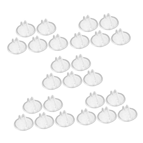 SOIMISS 25 Stück Kunststoff Etikettenhalter für Preisschilder und Werbeschilder Transparente Clip Halter für Regale Vielseitig Einsetzbar für Menükarten Tischnummern und von SOIMISS