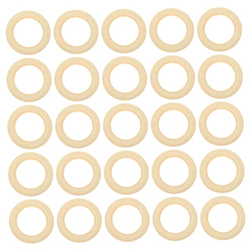 SOIMISS 25 Stück Teiliges Natürliche Holzringe Glatte Makramee Ringe für DIY Schmuckherstellung und Wanddekoration Holzkreise zum Basteln SOIMISS 25 Stück Teiliges Natürliche Holzringe Glatte Makramee Ringe für DIY Schmuckherstellung und Wanddekoration Holzkreise zum Basteln von SOIMISS