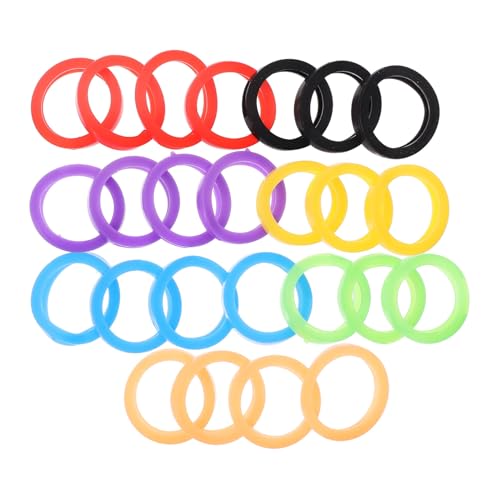 SOIMISS 25 Stück Teiliges Silikon Schlüsselhüllen Elastisch Bunte Schlüsselabdeckungen mit Farbcodierung Weiche Key Caps für Einfache Schlüsselidentifikation Kratzfest und Komfortabel für SOIMISS 25 Stück Teiliges Silikon Schlüsselhüllen Elastisch Bunte Schlüsselabdeckungen mit Farbcodierung Weiche Key Caps für Einfache Schlüsselidentifikation Kratzfest und Komfortabel für von SOIMISS