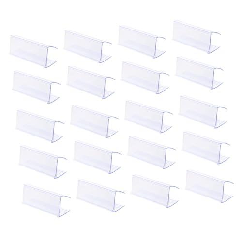 SOIMISS 25 Stück Teiliges Transparentes Preisschildhalter Hochwertigem Kunststoff Stabile Etikettenhalter für Supermarktregale Vielseitig Einsetzbar in Shops und Verkaufsflächen SOIMISS 25 Stück Teiliges Transparentes Preisschildhalter Hochwertigem Kunststoff Stabile Etikettenhalter für Supermarktregale Vielseitig Einsetzbar in Shops und Verkaufsflächen von SOIMISS