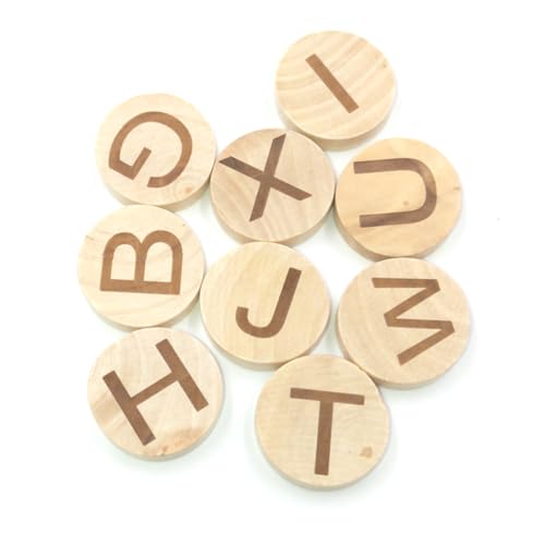SOIMISS 26 Stück Teiliges Holz Alphabet Dicke Natürliche Holzscheiben mit Großbuchstaben Sichere Glatte Oberfläche Vielseitiges DIY Bastelmaterial und Pädagogisches Lernspielzeug für SOIMISS 26 Stück Teiliges Holz Alphabet Dicke Natürliche Holzscheiben mit Großbuchstaben Sichere Glatte Oberfläche Vielseitiges DIY Bastelmaterial und Pädagogisches Lernspielzeug für von SOIMISS