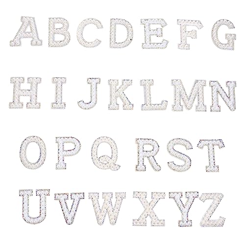 SOIMISS 26 Stück Teiliges Set Buchstaben Patches Perlen und Strass Aufbügelbare und Aufnähbare Applikationen für Kleidung Taschen Hüte und DIY Projekte SOIMISS 26 Stück Teiliges Set Buchstaben Patches Perlen und Strass Aufbügelbare und Aufnähbare Applikationen für Kleidung Taschen Hüte und DIY Projekte von SOIMISS