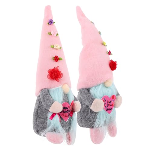 SOIMISS 2Stücke Plüsch GNOME Dekoration Für Muttertag Niedliche Für Mama Handgemachte Stofffiguren Zöpfen Süße Tischdeko Für Feiertage Und Geburtstage SOIMISS 2Stücke Plüsch GNOME Dekoration Für Muttertag Niedliche Für Mama Handgemachte Stofffiguren Zöpfen Süße Tischdeko Für Feiertage Und Geburtstage von SOIMISS