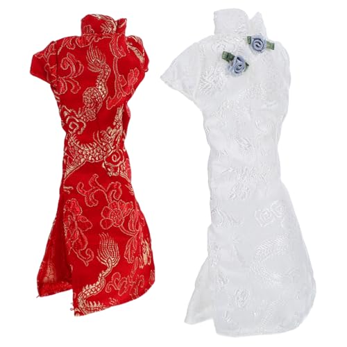 SOIMISS 2Stücke Puppenkleidung Cheongsam Kleid für Puppen Dekoratives Kostümzubehör Chinesische Kleidung für DIY Projekte Robust und Wiederverwendbar SOIMISS 2Stücke Puppenkleidung Cheongsam Kleid für Puppen Dekoratives Kostümzubehör Chinesische Kleidung für DIY Projekte Robust und Wiederverwendbar von SOIMISS