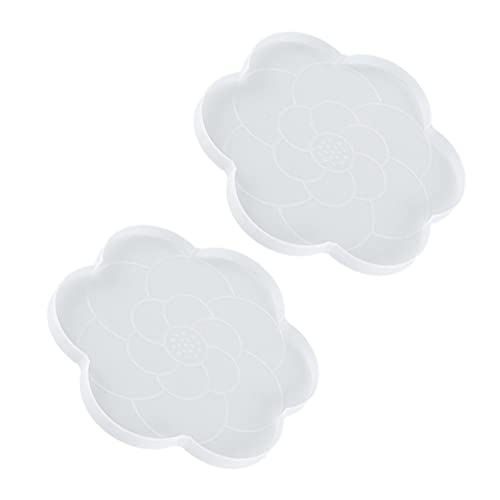 SOIMISS 2Stücke Silikonformen für Untersetzer DIY Tassenmatte Gießform für Handwerksprojekte für Epoxidharz und von SOIMISS