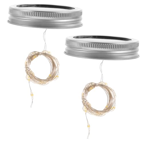 SOIMISS 2Stücke Solar Einmachglas Flaschenlichter für Garten Warmweiß Dekoration für Außenbereiche und Stimmungsvolle Abende SOIMISS 2Stücke Solar Einmachglas Flaschenlichter für Garten Warmweiß Dekoration für Außenbereiche und Stimmungsvolle Abende von SOIMISS