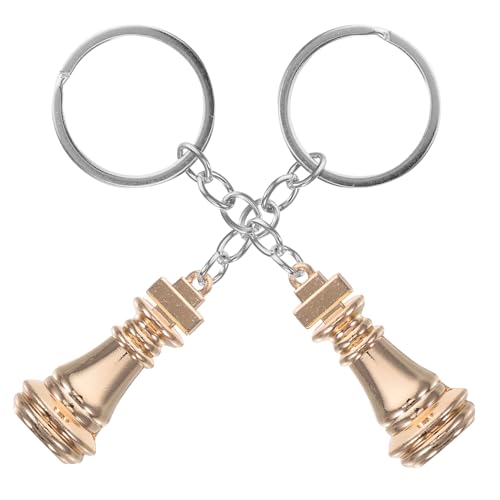 SOIMISS 2pcs Edelstahl Schlüsselbund Schachkettenanhänger Keychain Für Frauen Und Mädchen Süßer Schlüsselbund Für Taschenbaus Und Rucksäcke Schlüsselbund Charme SOIMISS 2pcs Edelstahl Schlüsselbund Schachkettenanhänger Keychain Für Frauen Und Mädchen Süßer Schlüsselbund Für Taschenbaus Und Rucksäcke Schlüsselbund Charme von SOIMISS