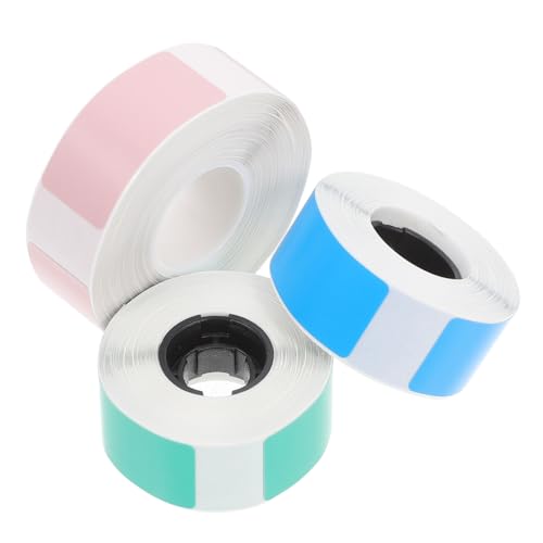 SOIMISS 3 Rollen Etiketten Farbig Selbstklebend Wasser und Ölresistent für Lager Versand Zuverlässige Druckqualität Etiketten Rollen für Namens und Adressaufkleber SOIMISS 3 Rollen Etiketten Farbig Selbstklebend Wasser und Ölresistent für Lager Versand Zuverlässige Druckqualität Etiketten Rollen für Namens und Adressaufkleber von SOIMISS