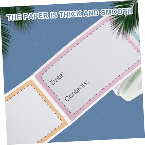 SOIMISS 3 Rollen Selbstklebende Gefrieretiketten für Lebensmittelbehälter Abziehbare Aufkleber zum Beschriften von Vorratsdosen und Einmachgläsern Bunte Lebensmittel datumsaufkleber für SOIMISS 3 Rollen Selbstklebende Gefrieretiketten für Lebensmittelbehälter Abziehbare Aufkleber zum Beschriften von Vorratsdosen und Einmachgläsern Bunte Lebensmittel datumsaufkleber für von SOIMISS