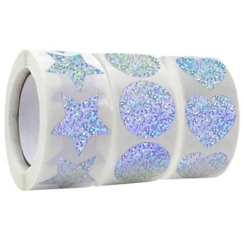 SOIMISS 3 Rollen Selbstklebende Sealing Stickers mit Herz Stern Kreisformen Kreative Verschlussaufkleber für Umschläge Geschenke Backwaren und DIY verpackungen für Partys und Handwerk SOIMISS 3 Rollen Selbstklebende Sealing Stickers mit Herz Stern Kreisformen Kreative Verschlussaufkleber für Umschläge Geschenke Backwaren und DIY verpackungen für Partys und Handwerk von SOIMISS