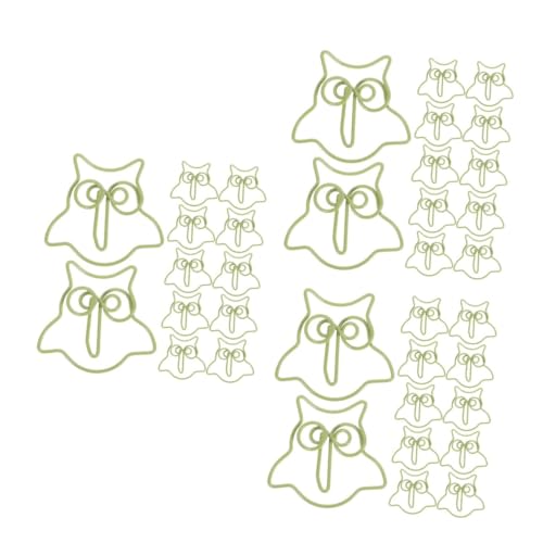 SOIMISS 3 Sätze Niedliche Eulen Papierklammern Cartoon Tier Lesezeichen Büroklammern Für Notizen Dokumente Und Fotos Vielseitige Und Dekorative Bürobedarf 50 Stück * 3 SOIMISS 3 Sätze Niedliche Eulen Papierklammern Cartoon Tier Lesezeichen Büroklammern Für Notizen Dokumente Und Fotos Vielseitige Und Dekorative Bürobedarf 50 Stück * 3 von SOIMISS