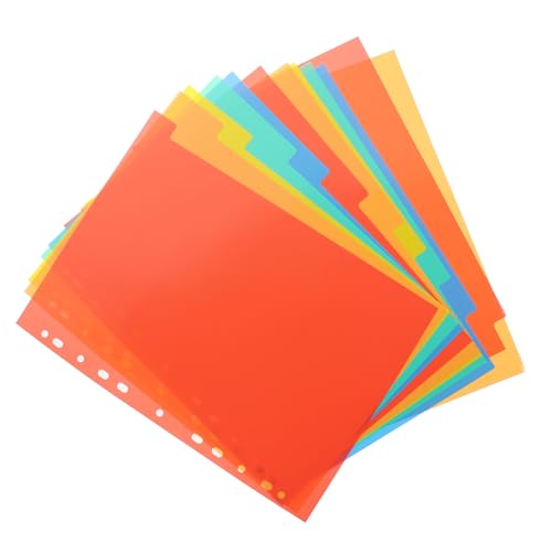 SOIMISS 3 Sätze Trennblätter Teiliges mit Registerkarten Stabile Ordner Trenner für Büro und Schule Wiederverwendbare Notizbuch Divider für Din Locher Ablage SOIMISS 3 Sätze Trennblätter Teiliges mit Registerkarten Stabile Ordner Trenner für Büro und Schule Wiederverwendbare Notizbuch Divider für Din Locher Ablage von SOIMISS