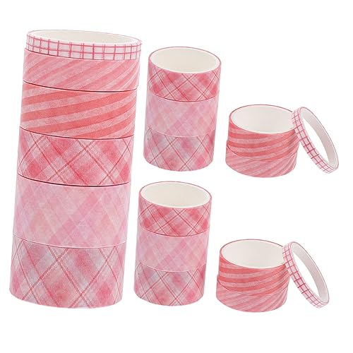 SOIMISS 3 Sätze Washi Tape Set Set Dekorative Klebebänder für Diy Scrapbooking und Planer Hochwertige Selbstklebende Masking Tapes Verschiedenen Farben Karomuster von SOIMISS