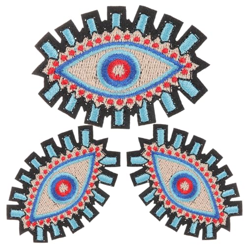 SOIMISS 3 Stück Dekorative Eisenbügel Patches Alien Augenform Bestickte Cartoon Hut Patches mit Bösem Auge Muster zum Aufbügeln Jacken Taschen Mützen und DIY Kleidung Reparatur SOIMISS 3 Stück Dekorative Eisenbügel Patches Alien Augenform Bestickte Cartoon Hut Patches mit Bösem Auge Muster zum Aufbügeln Jacken Taschen Mützen und DIY Kleidung Reparatur von SOIMISS