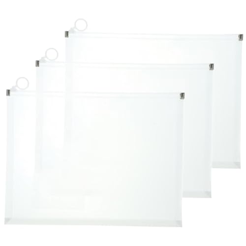 SOIMISS 3 Stück Dokumententaschen aus Material Praktische Aufbewahrung für Bürobedarf Transparente Aktenordner für Dokumente Leicht und Tragbar für Organisation SOIMISS 3 Stück Dokumententaschen aus Material Praktische Aufbewahrung für Bürobedarf Transparente Aktenordner für Dokumente Leicht und Tragbar für Organisation von SOIMISS