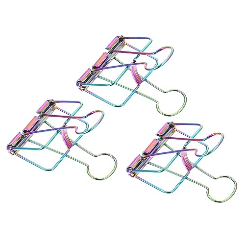 SOIMISS 3 Stück Kreative Farbenfrohe Büroklammern aus Praktische Clips Organisieren von Dokumenten für Schule und Büro SOIMISS 3 Stück Kreative Farbenfrohe Büroklammern aus Praktische Clips Organisieren von Dokumenten für Schule und Büro von SOIMISS
