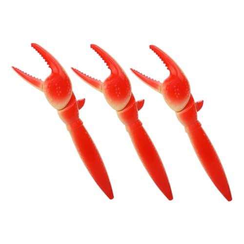 SOIMISS 3 Stück Lobster Claws Kugelschreiber Einzigartige und Lustige Krabbenkrallen Form Ergonomisch für Bequemes Schreiben für Bürobedarf und Schulbedarf SOIMISS 3 Stück Lobster Claws Kugelschreiber Einzigartige und Lustige Krabbenkrallen Form Ergonomisch für Bequemes Schreiben für Bürobedarf und Schulbedarf von SOIMISS