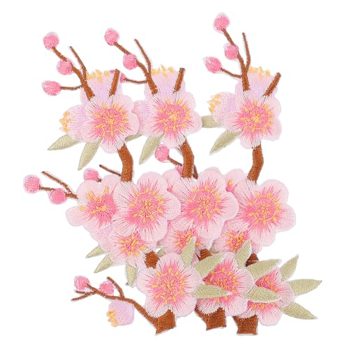 SOIMISS 3 Stück Pflaumenblüten Aufnäher Bestickte Patches zum Aufbügeln oder Aufnähen für Kreative DIY Projekte Kleidung Dekoration Langlebig und Hautfreundlich SOIMISS 3 Stück Pflaumenblüten Aufnäher Bestickte Patches zum Aufbügeln oder Aufnähen für Kreative DIY Projekte Kleidung Dekoration Langlebig und Hautfreundlich von SOIMISS