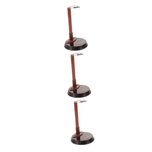 SOIMISS 3 Stück Puppenständer Anzeige Mädchen Puppenträger Puppen Für Stand Figur Ständer Für Puppen Display-ständer Holz Brown SOIMISS 3 Stück Puppenständer Anzeige Mädchen Puppenträger Puppen Für Stand Figur Ständer Für Puppen Display-ständer Holz Brown von SOIMISS