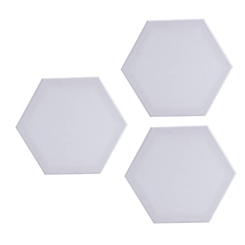 SOIMISS 3 Stück Sechseckige Baumwoll Malkarton Ölmalerei Boards Seitenlänge Künstlerleinwand für Öl und Tempera für Diy Projekte und Kunstliebhaber von SOIMISS