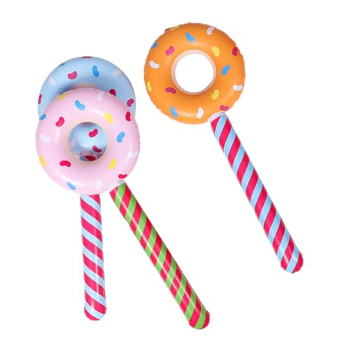 SOIMISS 3 Stück Teiliges Aufblasbares Donut Lutscher aus PVC Bunte Kinderparty Deko mit Niedlichem Donut Design Farbenfrohe Geburtstagsdekoration für Kindergeburtstag und Partyspaß SOIMISS 3 Stück Teiliges Aufblasbares Donut Lutscher aus PVC Bunte Kinderparty Deko mit Niedlichem Donut Design Farbenfrohe Geburtstagsdekoration für Kindergeburtstag und Partyspaß von SOIMISS