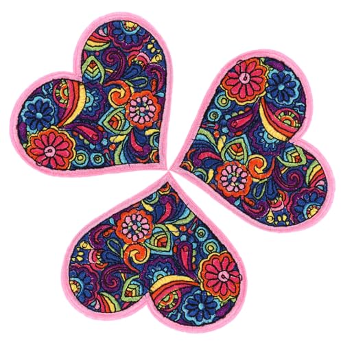 SOIMISS 3 Stück Teiliges Gestickte Patches für Kleidung Diy Aufnäher für Rucksäcke und Kleidung Dekorative Stoffflicken zur Reparatur Sicher und Langlebig für Kreative Projekte Geeignet von SOIMISS