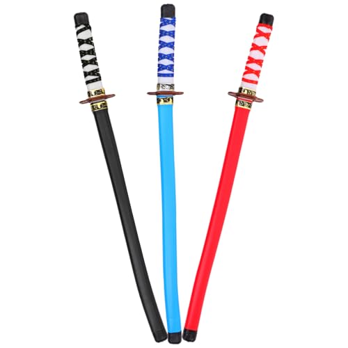 SOIMISS 3 Stück Teiliges Japanisches Spielzeugset für Cosplay Requisiten für Geburtstagsfeiern Halloween und Rollenspiele Rot Blau Schwarz SOIMISS 3 Stück Teiliges Japanisches Spielzeugset für Cosplay Requisiten für Geburtstagsfeiern Halloween und Rollenspiele Rot Blau Schwarz von SOIMISS