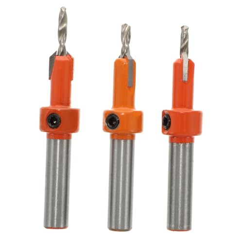 SOIMISS 3 Stück Teiliges Senkbohrer Holzbohrer Senkwerkzeug mit Kegelsenker für Bündige Schraubenbohrungen für Holzbearbeitung DIY und Heimwerkerprojekte SOIMISS 3 Stück Teiliges Senkbohrer Holzbohrer Senkwerkzeug mit Kegelsenker für Bündige Schraubenbohrungen für Holzbearbeitung DIY und Heimwerkerprojekte von SOIMISS