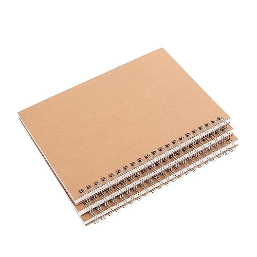 SOIMISS 3 Stück Teiliges Spiral Notizbuch Hochwertiges Coil Notebook mit Linierten Vielseitig für Büro Schule Studium für Tages Wochen und Monatsplanung Robustes Kraftpapier SOIMISS 3 Stück Teiliges Spiral Notizbuch Hochwertiges Coil Notebook mit Linierten Vielseitig für Büro Schule Studium für Tages Wochen und Monatsplanung Robustes Kraftpapier von SOIMISS