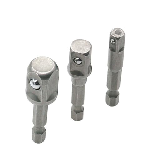SOIMISS 3 Stück Teiliges Stecknuss Adapter Set Sechskantschaft Verlängerungs Bit für Elektroschlüssel Stabile Bohrerverlängerung mit Schnellwechsel Geeignet für Schraubendreher und SOIMISS 3 Stück Teiliges Stecknuss Adapter Set Sechskantschaft Verlängerungs Bit für Elektroschlüssel Stabile Bohrerverlängerung mit Schnellwechsel Geeignet für Schraubendreher und von SOIMISS