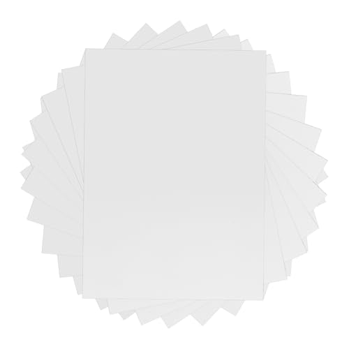 SOIMISS 30 Blatt Vinyl Aufkleberpapier Selbstklebend Stark Haftend Bedruckbar Für Tintenstrahl Laserdrucker Vielseitig Für Etiketten Fotos Mailing Verpackung von SOIMISS