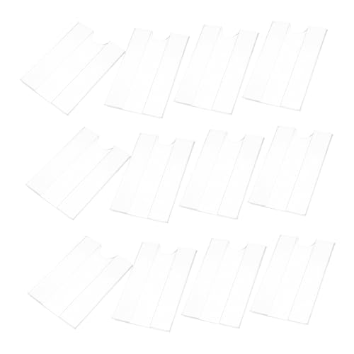 SOIMISS 30 Stück Acryl Preislabel Halter Transparent Wandmontage Preisschild Halter für Supermärkte Geschäfte und Heimorganisation Einfach zu Verwenden für Preisanzeigen von SOIMISS