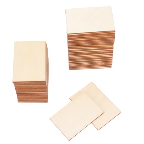 SOIMISS 30 Stück DIY Holzscheiben Dicke Holzplatten für Kreative Bastelarbeiten und Heimdekoration Rechteckige Holzstücke Hochwertigem Material für Feste und Anlässe SOIMISS 30 Stück DIY Holzscheiben Dicke Holzplatten für Kreative Bastelarbeiten und Heimdekoration Rechteckige Holzstücke Hochwertigem Material für Feste und Anlässe von SOIMISS