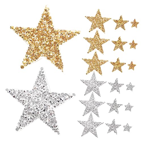 SOIMISS 30 Stück Glitzer Patches für Kleidung Sternförmige Bügelapplikationen Selbstklebende Reparaturflicken für DIY Mode Dekoration von Kleidung Taschen und Accessoires SOIMISS 30 Stück Glitzer Patches für Kleidung Sternförmige Bügelapplikationen Selbstklebende Reparaturflicken für DIY Mode Dekoration von Kleidung Taschen und Accessoires von SOIMISS