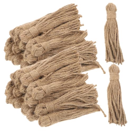 SOIMISS 30 Stück Jute Quasten für DIY Holzperlen Girlanden Projekte Rustikale Weihnachtsdekoration Grobe Juteseil Quasten Vielseitige Bastelmaterialien Natürliche Burlap SOIMISS 30 Stück Jute Quasten für DIY Holzperlen Girlanden Projekte Rustikale Weihnachtsdekoration Grobe Juteseil Quasten Vielseitige Bastelmaterialien Natürliche Burlap von SOIMISS