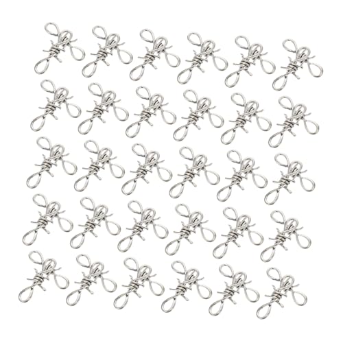 SOIMISS 30 Stück Taillenkette Armbandzubehör Halskettenanhänger Schmuckherstellung Anhänger Für Die Armbandherstellung Armbänder Mit Anhängern DIY Halskettenzubehör Zinklegierung von SOIMISS