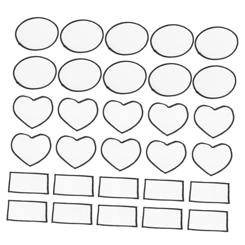 SOIMISS 30 Stück Teiliges DIY Bügel Patch Weiß Blanko Stickapplikationen zum Aufbügeln Wiederverwendbar für Kleidung Reparatur Taschen Hüte und Schuhe Sublimierbar und Dekorativ SOIMISS 30 Stück Teiliges DIY Bügel Patch Weiß Blanko Stickapplikationen zum Aufbügeln Wiederverwendbar für Kleidung Reparatur Taschen Hüte und Schuhe Sublimierbar und Dekorativ von SOIMISS