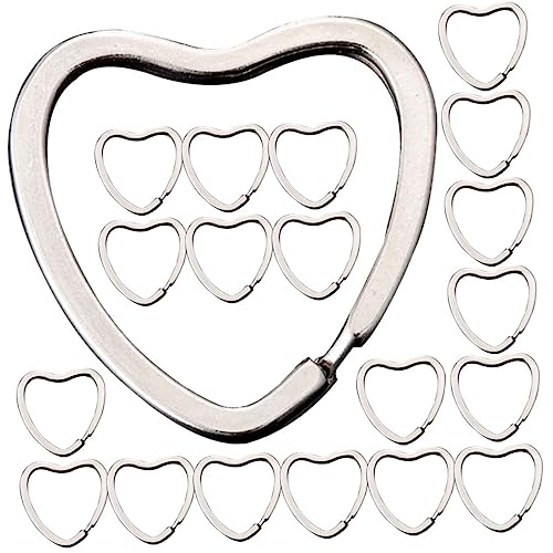 SOIMISS 30 Stück Teiliges Herz schlüsselring Metall Stabile Spaltringe für DIY Schmuck Schlüsselanhänger und Bastelprojekte Vielseitig Einsetzbar für Schlüssel Anhänger und Dekoration SOIMISS 30 Stück Teiliges Herz schlüsselring Metall Stabile Spaltringe für DIY Schmuck Schlüsselanhänger und Bastelprojekte Vielseitig Einsetzbar für Schlüssel Anhänger und Dekoration von SOIMISS