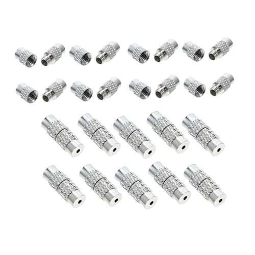 SOIMISS 30 Stück Teiliges Messing Schraubverschluss Schmuckverbinder für Halsketten und Armbänder Langlebig Einfach zu Montieren für DIY Schmuckherstellung und Reparatur SOIMISS 30 Stück Teiliges Messing Schraubverschluss Schmuckverbinder für Halsketten und Armbänder Langlebig Einfach zu Montieren für DIY Schmuckherstellung und Reparatur von SOIMISS