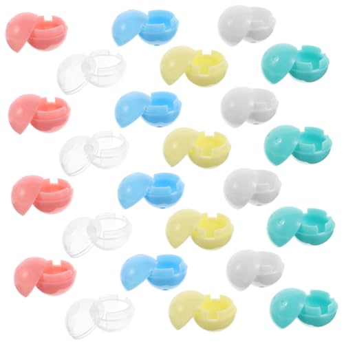 SOIMISS 30 Stück Teiliges Mini-vending-kapseln Bunte Transparente Kunststoffkugeln für Preispapiere Diy-deko Süßigkeiten für Greifautomaten und Partygeschenke SOIMISS 30 Stück Teiliges Mini-vending-kapseln Bunte Transparente Kunststoffkugeln für Preispapiere Diy-deko Süßigkeiten für Greifautomaten und Partygeschenke von SOIMISS