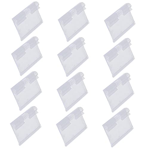 SOIMISS 30 Stück Teiliges Preisschildhalter für Regale Transparente Etikettenhalter für Preisschilder Abnehmbar und Wiederverwendbar für Supermärkte und Einzelhandel von SOIMISS