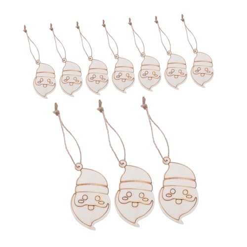 SOIMISS 30 Stück Teiliges Weihnachts Holzanhänger Robustem Holz Unbemalte Diy Santa Claus Holzscheiben mit Vorgelochten Löchern und Kordel Vielseitig für Acrylfarben und Bastelbedarf für SOIMISS 30 Stück Teiliges Weihnachts Holzanhänger Robustem Holz Unbemalte Diy Santa Claus Holzscheiben mit Vorgelochten Löchern und Kordel Vielseitig für Acrylfarben und Bastelbedarf für von SOIMISS