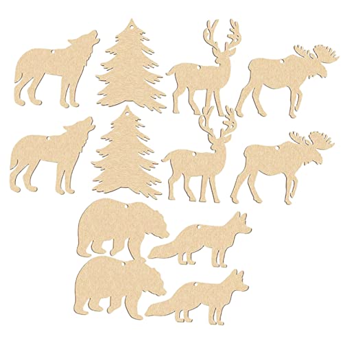 SOIMISS 30 Stück Tierschmuck aus Holz dekorativ Dekorationen Weihnachten Dschungel klein tiermotive holztiere party decoration wildtier Tierausschnitt Holzscheiben Urlaub Handwerk Khaki SOIMISS 30 Stück Tierschmuck aus Holz dekorativ Dekorationen Weihnachten Dschungel klein tiermotive holztiere party decoration wildtier Tierausschnitt Holzscheiben Urlaub Handwerk Khaki von SOIMISS
